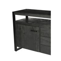Livingfurn Norris dressoir 180 cm - zwart
