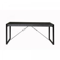 Livingfurn Norris eettafel 220x100 cm - zwart