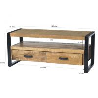 Livingfurn Nairobi tv-meubel 120 cm