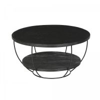 Livingfurn Evan Norris salontafel 86 cm - zwart