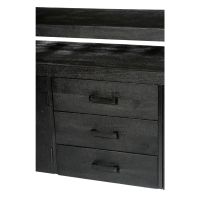 Livingfurn Norris dressoir 210 cm - zwart