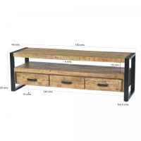 Livingfurn Tv-meubel Nairobi 150 cm