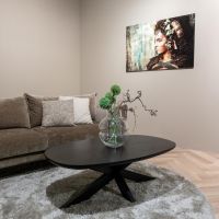 Livingfurn Jesper ovale salontafel - 120 cm - hout