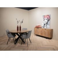 Livingfurn Jesper ronde eettafel - Ø150 cm - hout - naturel