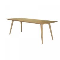 Livingfurn Tomar eetkamertafel - 220 cm - naturel - hout