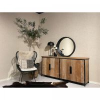 Livingfurn Tomar dressoir - 185 cm - naturel - hout