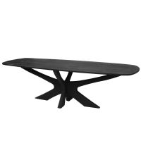 Livingfurn Montreaux eettafel 250cm - zwart