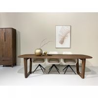 Livingfurn Cortez wandkast 75 cm - donkerbruin