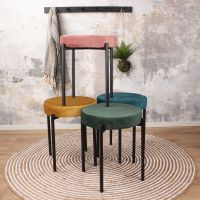 Mika velvet kruk van het woonmerk DS4U