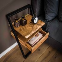 Leona nachtkastje acaciahout 1L 45x35 cm van het woonmerk Fraaai