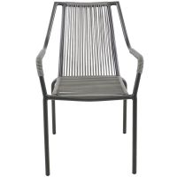 Shelo terrasstoel grijs