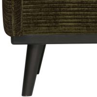 Woood Fauteuil Statement Met Arm Brede Platte Rib