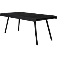 Puur Sauda eettafel zwart