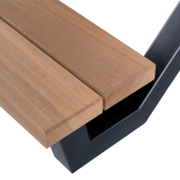 Tablo outdoor picknicktafel naturel met X-poot metaal van het woonmerk WOOOD