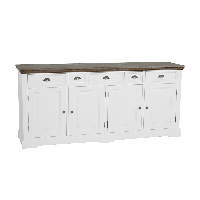 Tower Living Fleur dressoir - 200 cm - wit