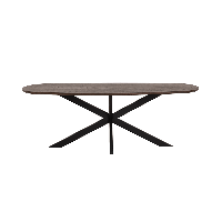 Tower Living San Marino eettafel - 220 cm - bruin