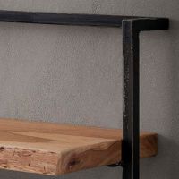 Fraaai Woody metaal wandplank 100 cm