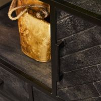 Starfurn Vakkenkast New York - 90 cm - zwart