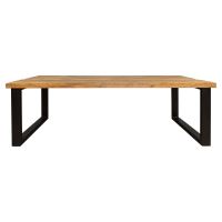 Starfurn Rechthoekige eettafel Denver - 220 cm - naturel - U-poot