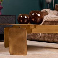 Starfurn Ronde salontafel Darwin - ø90 cm - goud