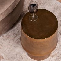 Starfurn Ronde bijzettafel Glamor - ø30 cm - goud