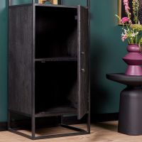 Starfurn Boekenkast New York 1 deur - 55 cm - zwart