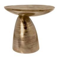 Starfurn Ovale bijzettafel Jarah - 55 cm - koper/goud