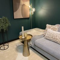 Starfurn Ronde salontafel Daisy - ø40 cm - antiek goud