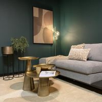 Starfurn Ronde salontafel Daisy - ø60 cm - antiek goud