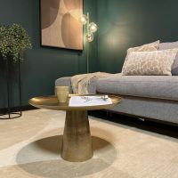 Starfurn Ronde salontafel Daisy - ø60 cm - antiek goud