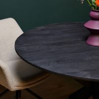Starfurn Ronde eettafel New York - ø140 cm - zwart