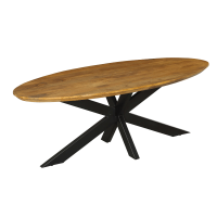 Starfurn Eettafel Brandy 160 cm ovaal