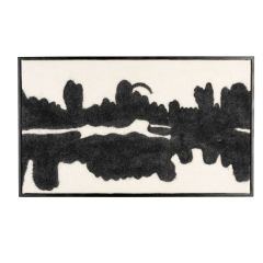 Dutchbone Samudra wandpaneel - zwart/wit