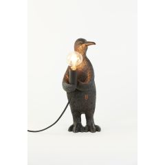 Light & Living Penguin tafellamp E14 16x13x34 cm - mat zwart
