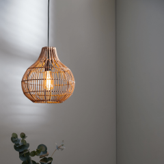 Pacino hanglamp rotan naturel 30cm van het woonmerk Light&Living