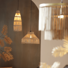 Light & Living Latika hanglamp Ø45x30 cm naturel