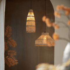 Light & Living Latika hanglamp Ø20x52 cm naturel