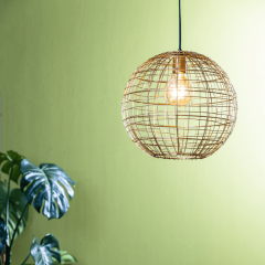 Light & Living Mirana hanglamp Ø35x33 cm goud