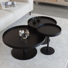 Puur Lars sidetable zwart M