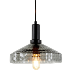 Delilo hanglamp Ø23 cm glas smoke grijs van het woonmerk Light & Living