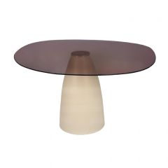 Brix Mylon salontafel 140cm - lichtbruin