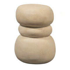 Ivo bijzettafel betonlook naturel van het woonmerk Woood