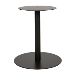 Woood Tablo onderstel ronde poot metaal zwart