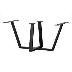 Woood Tablo Drenthe onderstel metaal zwart