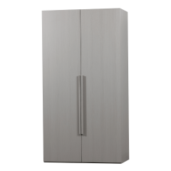 Woood Rens 2-deurs wandkast 110 cm notenhout kiezelgrijs