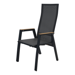 Standenstoel Amir teak nuance - antraciet