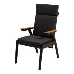 Tuinstoel Florence Alu - zwart