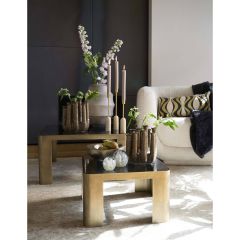 Light & Living Oxe sidetable set van 2 - antiek brons