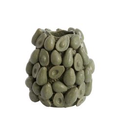 Light & Living Avocado vaas keramiek M