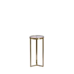 Light & Living Retiro pilaar Ø30x60,5 cm - glas bruin-licht goud